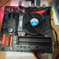 scheda madre CPU RAM SSD m2 