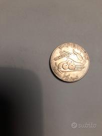 moneta 1/2 dinaro tunisia 1988