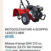 Motocoltivatore a scoppio