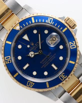 Rolex Submariner 16613 Blu SEL Anno 2007