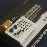 Professional Condenser Microphone with Sound Card