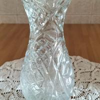 vaso di fiori in vetro anni 60