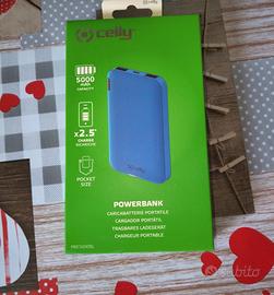 PowerBank 5000 mha Celly con Cavo