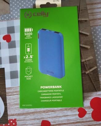 PowerBank 5000 mha Celly con Cavo