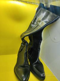 Alti stivali,made in Italy, vera pelle, misura: 38