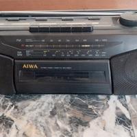 Radio e mangiacassette Aiwa