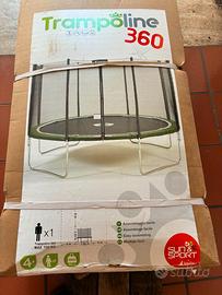 Trampolino maxi 360cm  x260cm – sun&sport