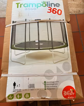 Trampolino maxi 360cm  x260cm – sun&sport