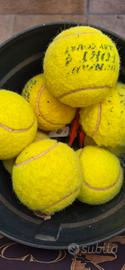 palline tennis usate