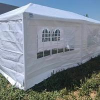 Tendone Gazebo 3x6 zincato IMPERMEABILE completo
