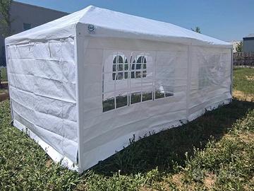 Tendone Gazebo 3x6 zincato IMPERMEABILE completo