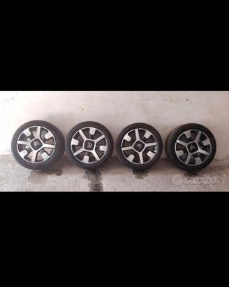 Cerchi e gomme citroen c3/c4