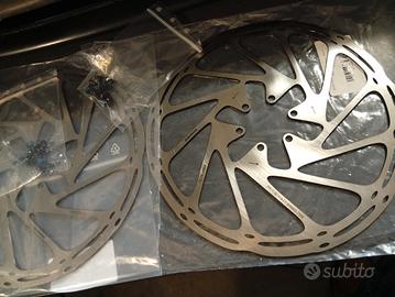 Coppia dischi MTB e-bike 203mm a 6 fori SRAM cente