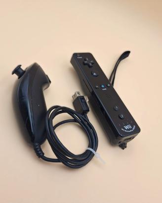Controller Nintendo Wii Remote Plus Nero + Nunchuk
