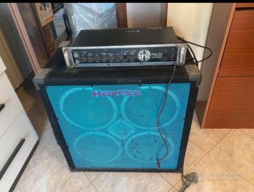 Testata SWR bass 350 + cassa hartke