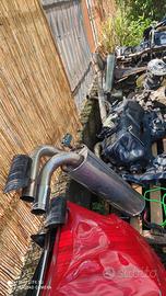 Bmw serie 2 coupé scarico doppio acciaio