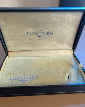 Longines Watch Box In Pelle blu super Vintage 