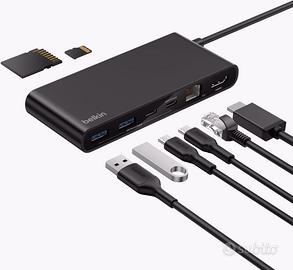 Belkin Hub USB C a 8 Porte per Mac e Windows