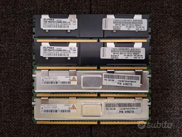 MEMORIE RAM DDR2 PER SERVER CORAZZATE