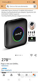 carlin kit AI box Android 13 - car play wireless 