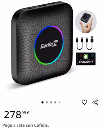 carlin kit AI box Android 13 - car play wireless 