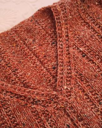 maglione di lana fatto a mano 