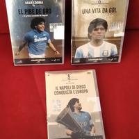 3 DVD MARADONA NON SARO' MAI UN UOMO COMUNE