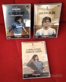 3 DVD MARADONA NON SARO' MAI UN UOMO COMUNE