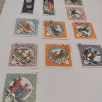 francobolli Mongolia - Vietnam - Korea