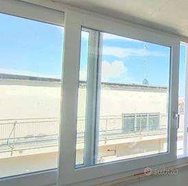 finestra scorrevole pvc bianca