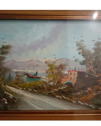 Luce Mediterranea Splendido Olio su Tela di Fuster