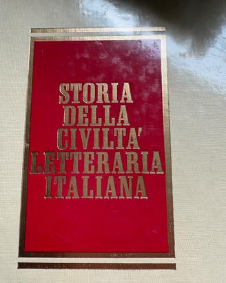 Storia della civiltà letteraria Italiana UTET