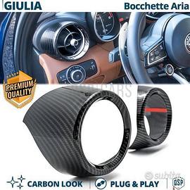 Cover Bocchette Aria per Alfa Giulia in CARBONIO