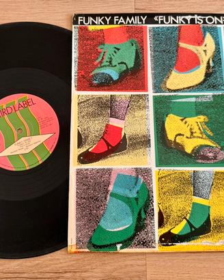 RARO Vinile 12" Funky Family - Funky Is On (1984)