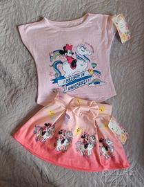 completo Disney Minnie bambina 12 mesi