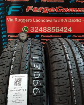 Pneumatici 215/75R16CP 113Q MICHELIN Estive M+S