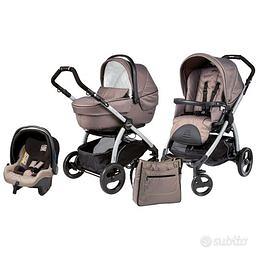 TRIO PEG PEREGO BOOK GEO + BASSINET+KIT AUTO