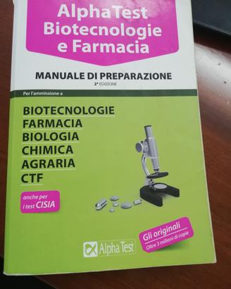 Alpha test biotecnologie e farmacia(4 LIBRI)