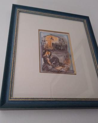 2 Rari acquerelli di Spera Umberto