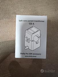 Shelly PRO 3EM 120A Trasformatore di Corrente