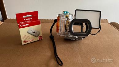 Kit Canon A620 + Scafandro WP-DC90 + Selphy CP710