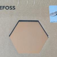 IKEA Honefoss 10 specchi esagonali color ottone cr