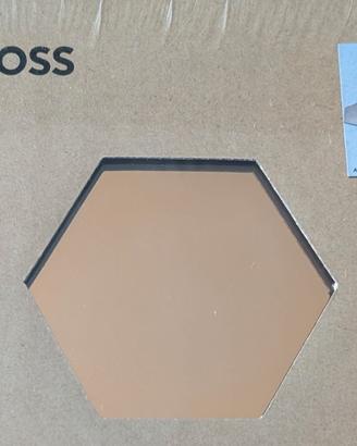 IKEA Honefoss 10 specchi esagonali color ottone cr