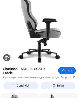 Sharkoon sedia da gaming