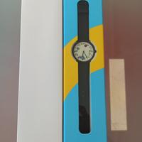 Orologio in pelle e acciaio