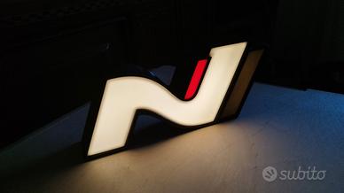 lampada decorativa logo Hyundai N