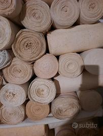 tela tessuta a  telaio a mano 