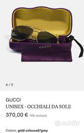 Occhiali-da-sole GUCCI GG0985S-001 ARGENTO-LENTI-G