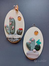decorazione da parete-quadretti con sassi