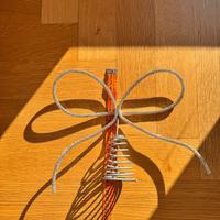 Puntale albero fiocco strass